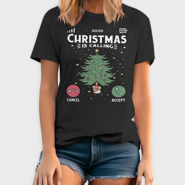 Christmas Call, Tricou Barbati (Unisex)