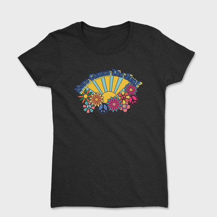 Sunflower Peace Vibes, Tricou Femei