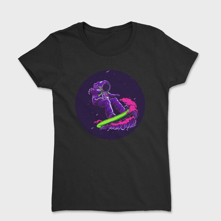 Space Surf Astronaut, Tricou Femei