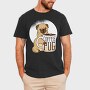 Coffee Pug Mug, Tricou Barbati (Unisex)