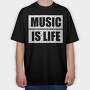 Neon Wolf Howl 7, Tricou Oversize Barbati (Unisex)