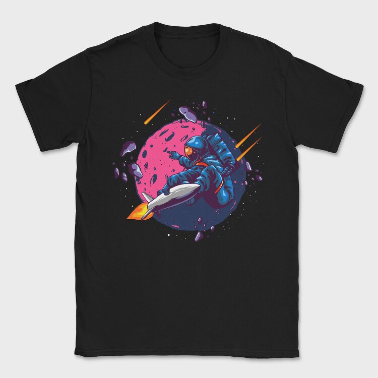 Space Rocket Escape, Tricou Barbati (Unisex)