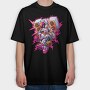Space Rock Guitar, Tricou Oversize Barbati (Unisex)
