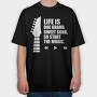 Neon Wolf Howl 4, Tricou Oversize Barbati (Unisex)