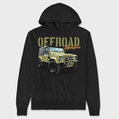 Offroad Adventure, Hanorac Oversize Barbati (Unisex)
