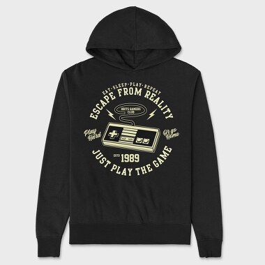 Retro Gaming Club, Hanorac Oversize Barbati (Unisex)
