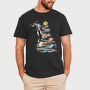Astronaut Planets Christmas Tree, Tricou Barbati (Unisex)