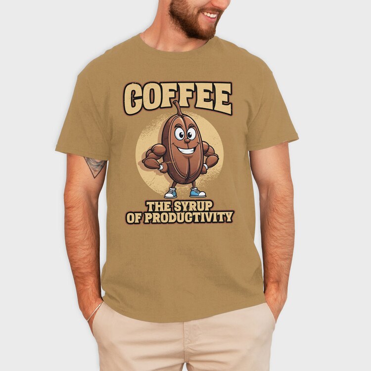 Coffee the Syrup of Productivity, Tricou Barbati (Unisex)