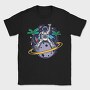 Space Palm Astronaut, Tricou Barbati (Unisex)
