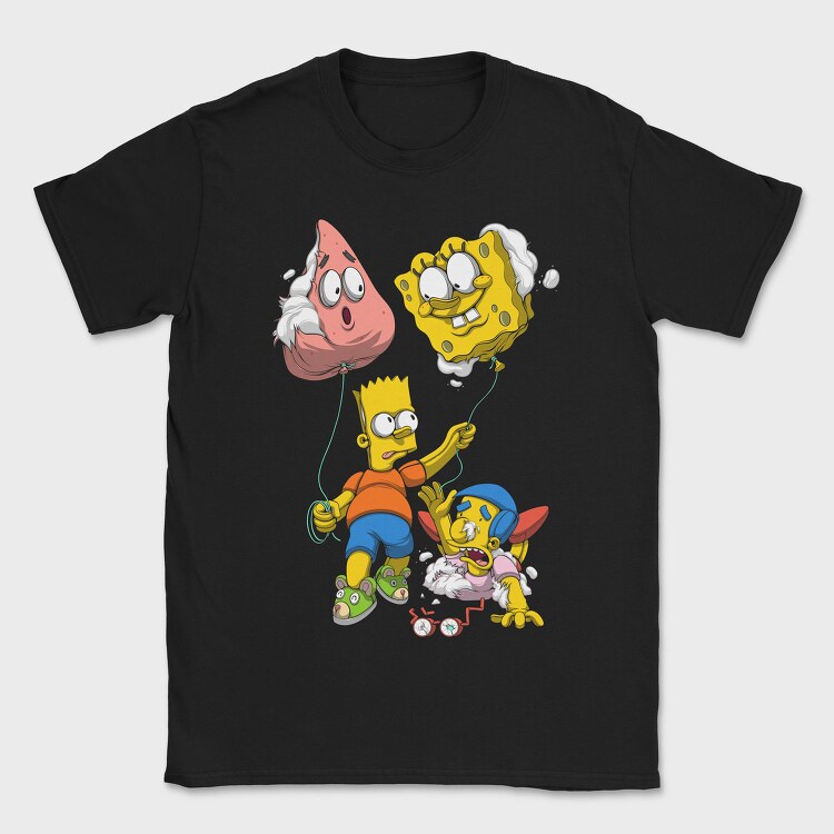 Spongebob Streetwear, Tricou Barbati (Unisex)