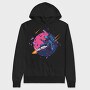 Space Rocket Escape, Hanorac Oversize Barbati (Unisex)