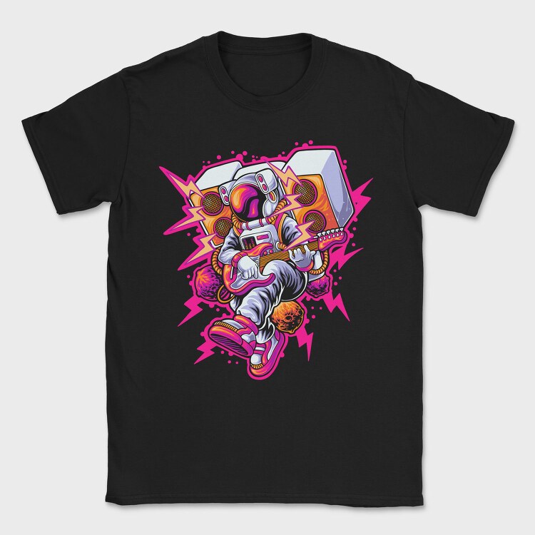Space Rock Guitar, Tricou Barbati (Unisex)