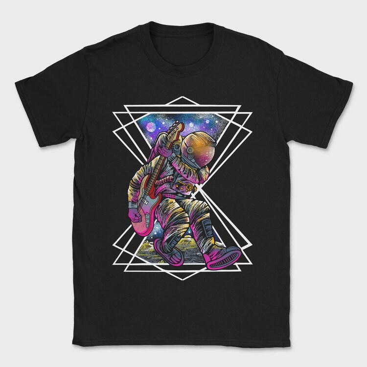 Space Rock Astronaut, Tricou Barbati (Unisex)
