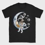 Space Pizza Astronaut, Tricou Barbati (Unisex)