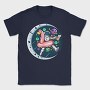 Space Flamingo Astronaut, Tricou Barbati (Unisex)