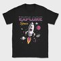 Space Explorer Rocket Ship, Tricou Barbati (Unisex)
