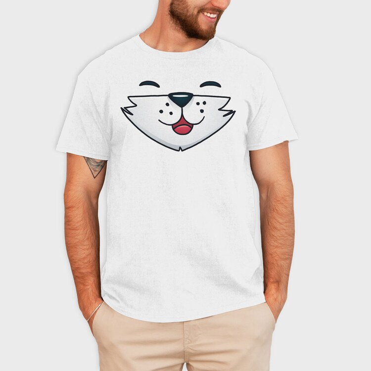 Fox Face Mask, Tricou Barbati (Unisex)