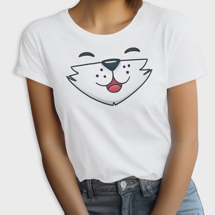 Fox Face Mask, Tricou Femei