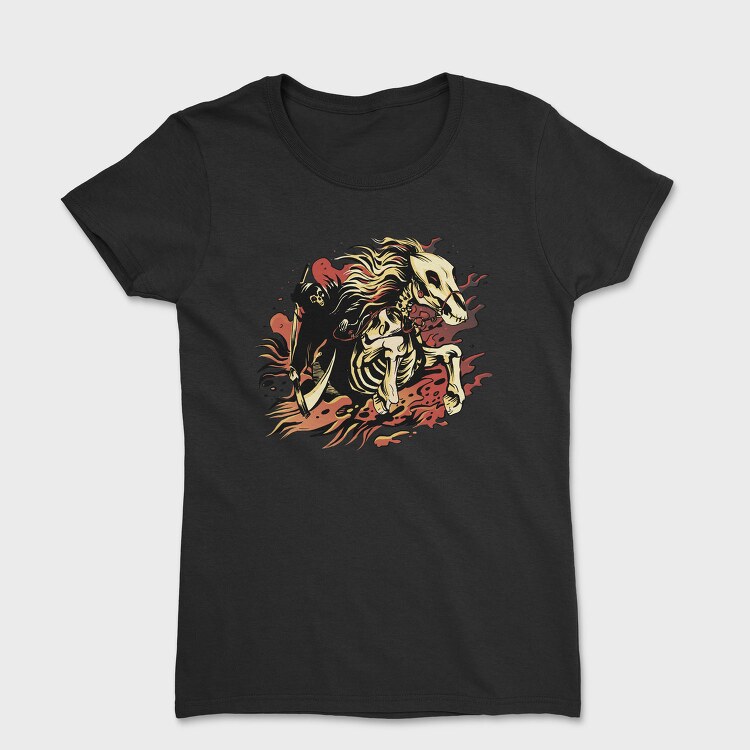 Skeleton Fire Dance, Tricou Femei