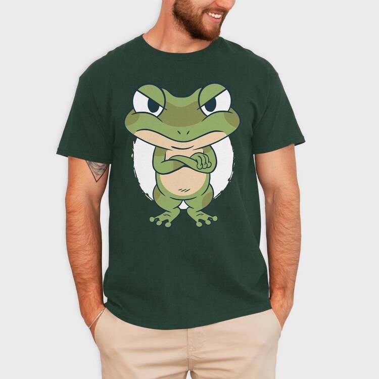 Frog Cartoon, Tricou Barbati (Unisex)