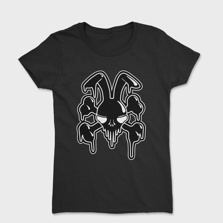 Skull Wings Glow, Tricou Femei