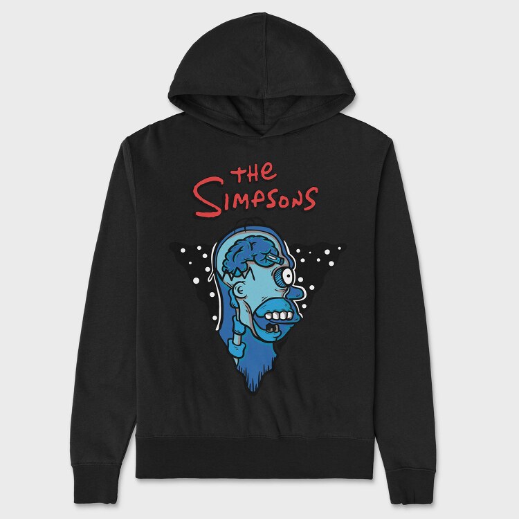 Space Ape Simpsons, Hanorac Oversize Barbati (Unisex)