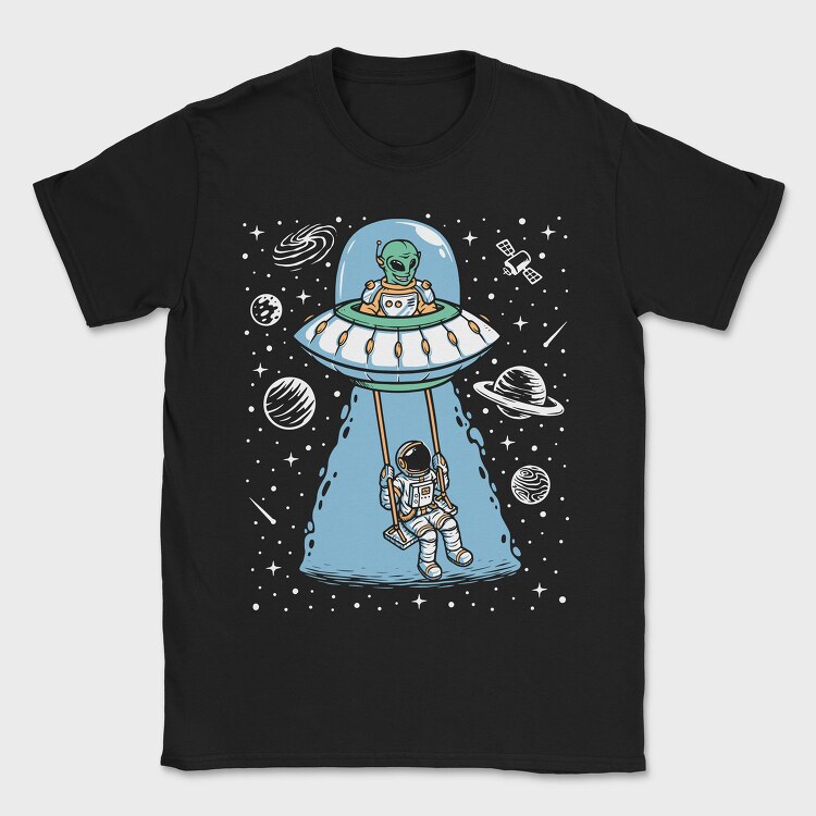 Space Alien Swing, Tricou Barbati (Unisex)