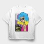 Smoke Smile, Tricou Oversize Barbati (Unisex)