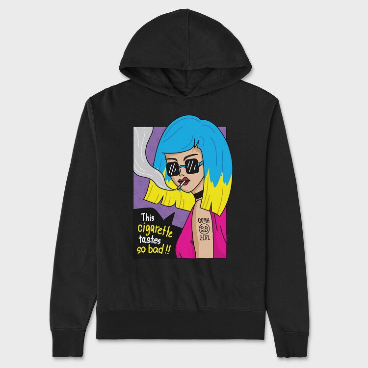 Smoke Smile, Hanorac Oversize Barbati (Unisex)