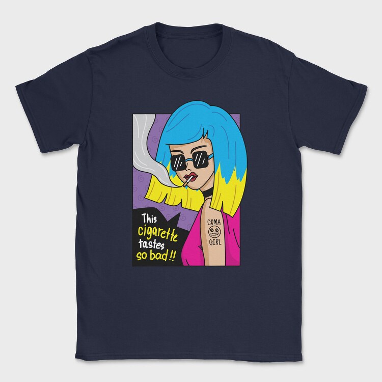 Smoke Smile, Tricou Barbati (Unisex)