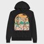 Skeletons Beach Party, Hanorac Oversize Barbati (Unisex)