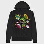 Skeleton Space Explorer, Hanorac Oversize Barbati (Unisex)