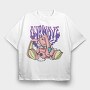 Skeleton Love Vibes, Tricou Oversize Barbati (Unisex)