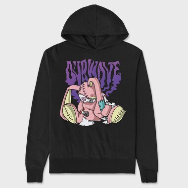 Skeleton Love Vibes, Hanorac Oversize Barbati (Unisex)