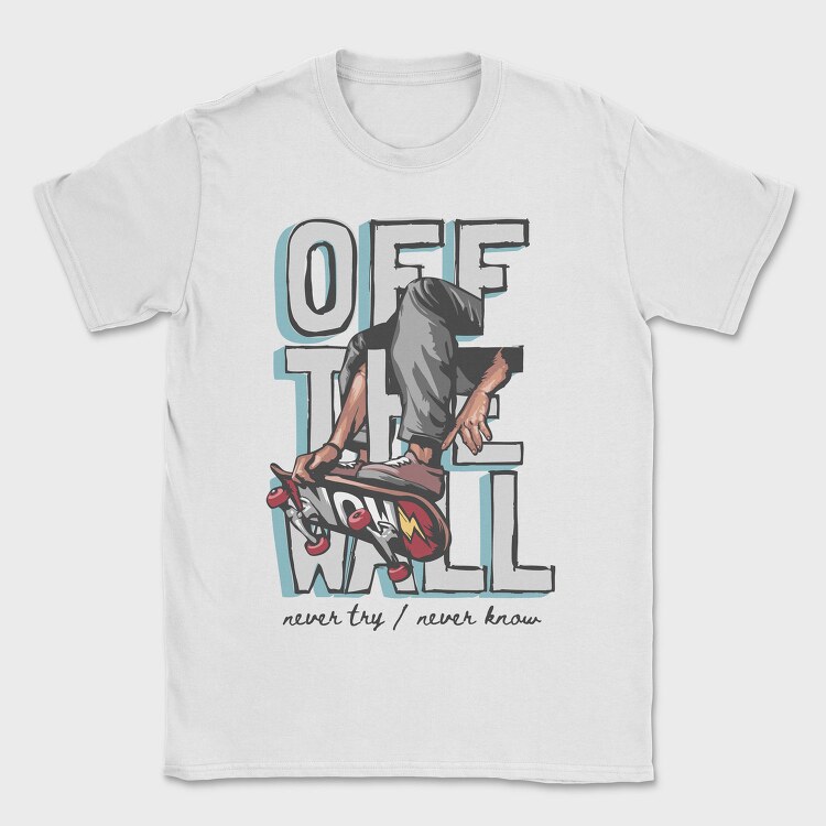 Skateboarders Edge, Tricou Barbati (Unisex)