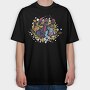 Rockin Animal Band, Tricou Oversize Barbati (Unisex)