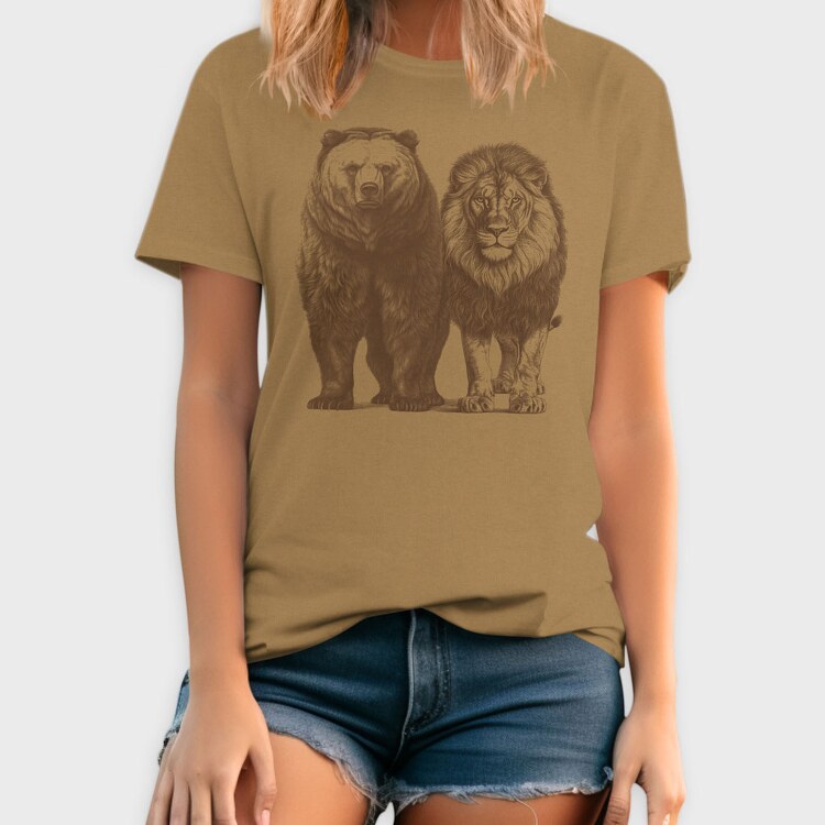 Bear Lion, Tricou Barbati (Unisex)