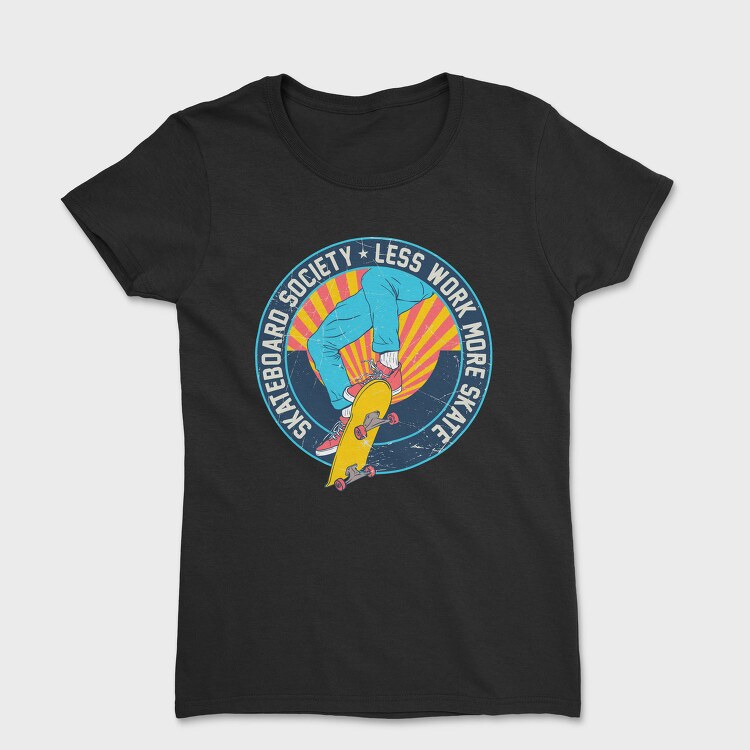 Skate Society Vibes, Tricou Femei
