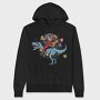 Santa Dino Fest, Hanorac Oversize Barbati (Unisex)