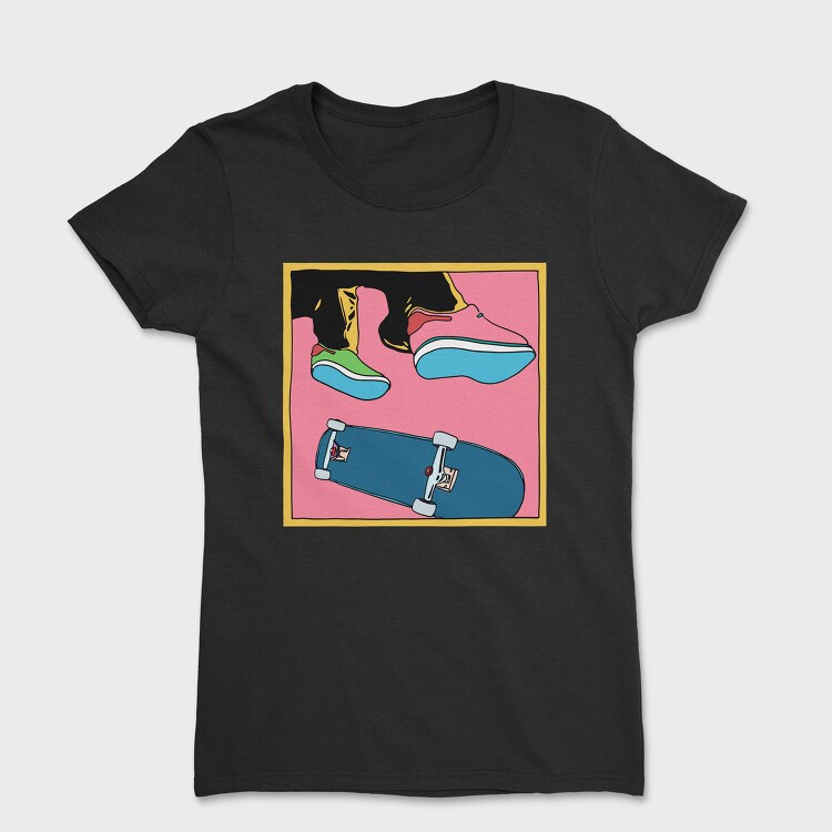 Skate Shoe Vibe, Tricou Femei
