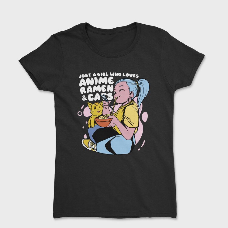 Ramen Cat Love, Tricou Femei