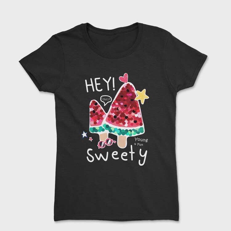 Sequin Sequin Vibes, Tricou Femei