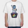 Rockstar Vibe, Tricou Oversize Barbati (Unisex)