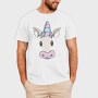 Unicorn Face, Tricou Barbati (Unisex)