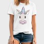 Unicorn Face, Tricou Barbati (Unisex)