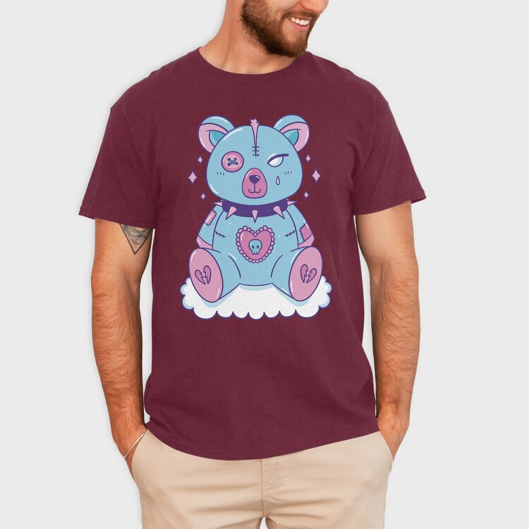 Bear Patchwork, Tricou Barbati (Unisex)