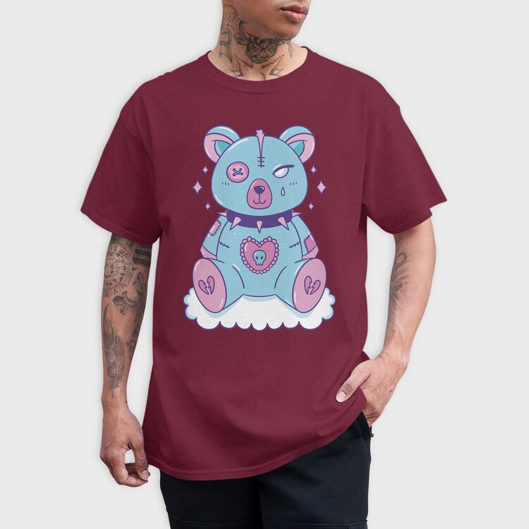 Bear Patchwork, Tricou Barbati (Unisex)