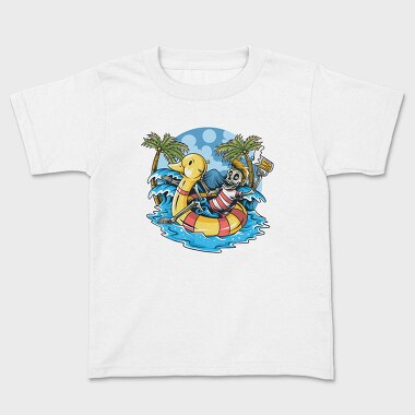 Skeleton Duck Beach, Tricou Copii