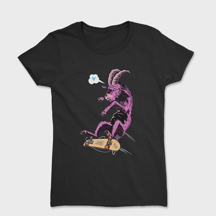 Skate Goat Love, Tricou Femei