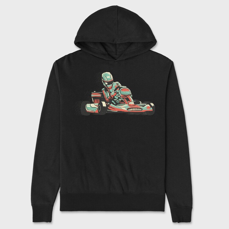 Fast Moving Kart, Hanorac Oversize Barbati (Unisex)